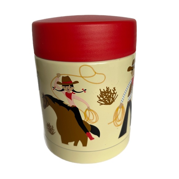 NOW Western Cowgirl Thermos Food Jar Insulated Container Cold/Hot Rootin' Tootin - Picture 5 of 11